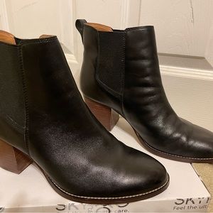 EUC J. Crew Factory Rory Leather Ankle Boots